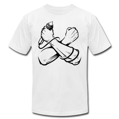 Hip Hop Power Microphone T-Shirt - white