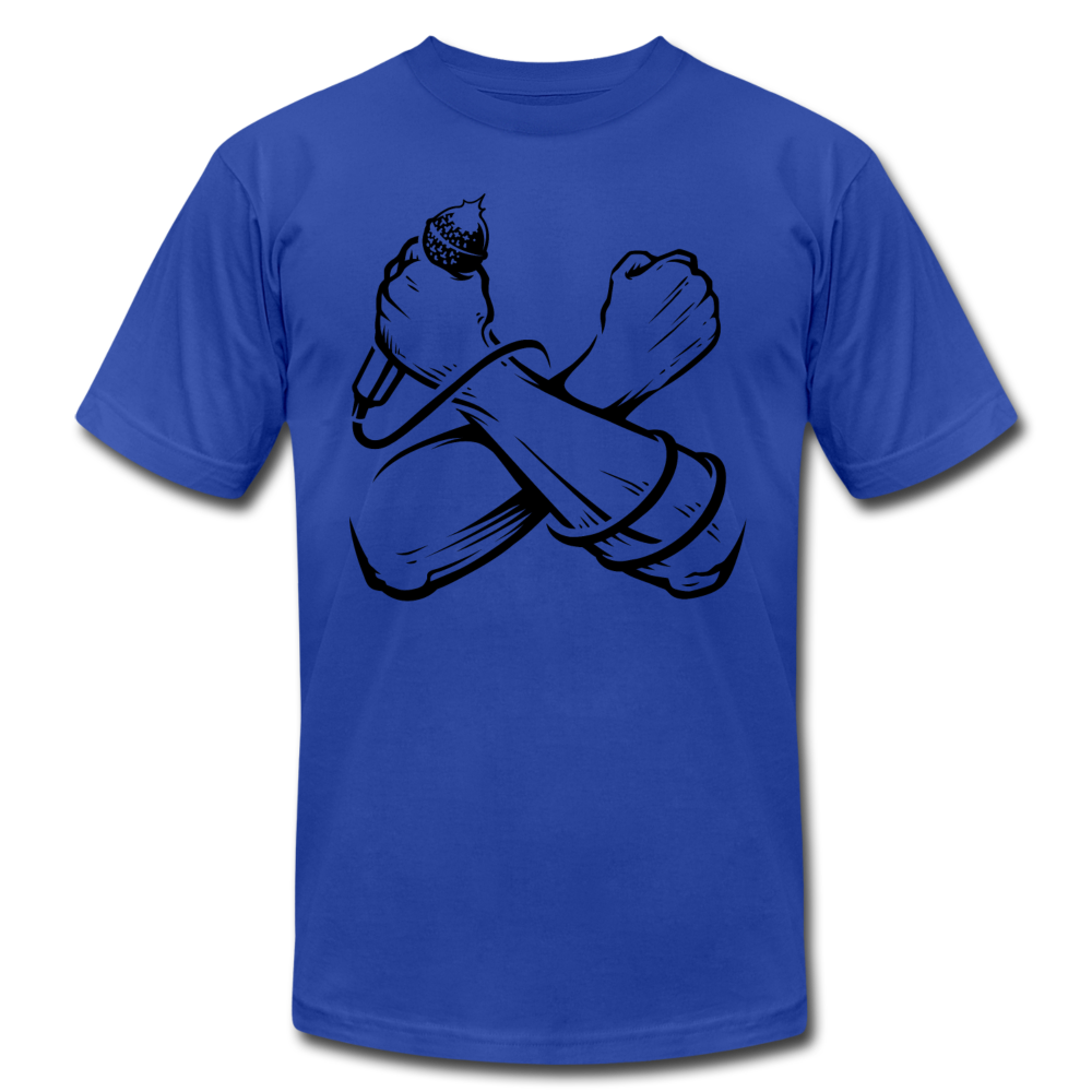 Hip Hop Power Microphone T-Shirt - royal blue