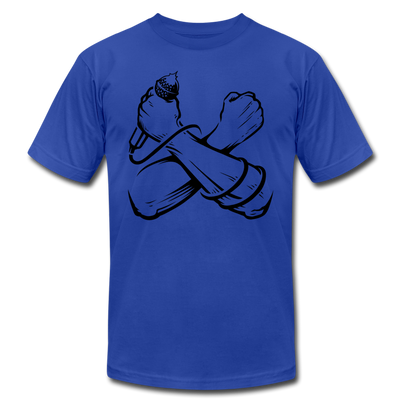 Hip Hop Power Microphone T-Shirt - royal blue