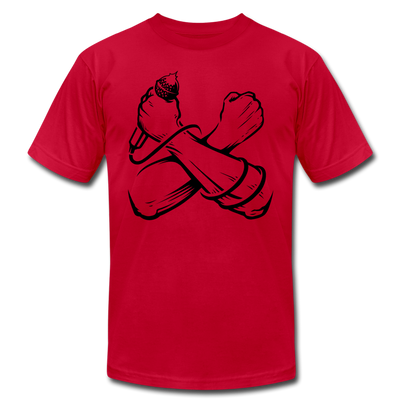 Hip Hop Power Microphone T-Shirt - red