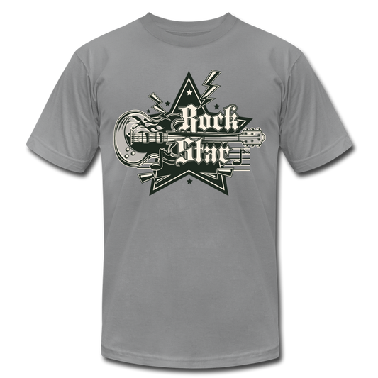 Rockstar Retro Guitar T-Shirt - slate