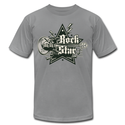 Rockstar Retro Guitar T-Shirt - slate