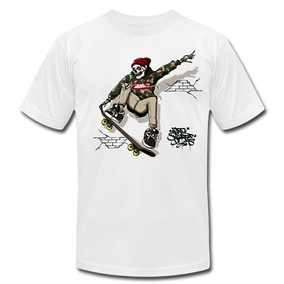 Skeleton Skater T-Shirt - white