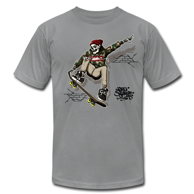 Skeleton Skater T-Shirt - slate
