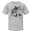 Skeleton Skater T-Shirt - heather gray