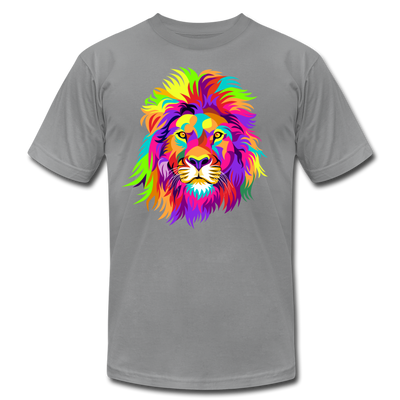Colorful Abstract Lion T-Shirt - slate
