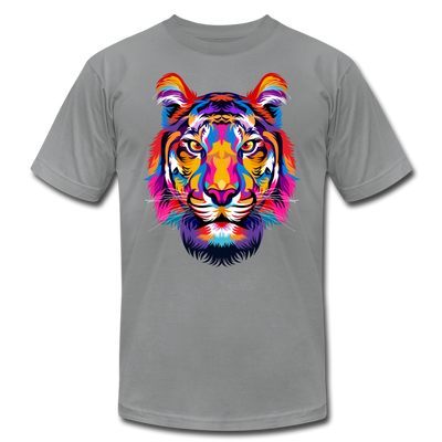 Colorful Abstract Tiger T-Shirt - slate