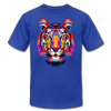 Colorful Abstract Tiger T-Shirt - royal blue