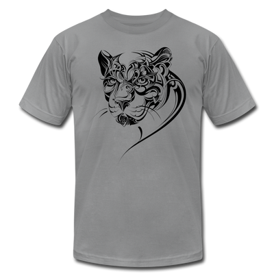 Tribal Maori Jungle Cat T-Shirt - slate