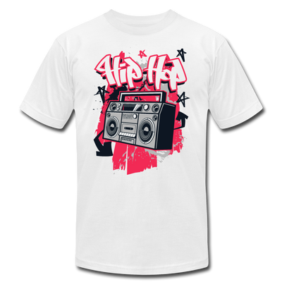 Hip Hop Boombox T-Shirt - white