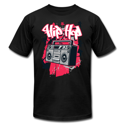 Hip Hop Boombox T-Shirt - black