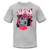 Hip Hop Boombox T-Shirt - heather gray