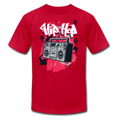 Hip Hop Boombox T-Shirt - red