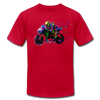Abstract Motorcycle Biker T-Shirt - red