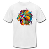 Colorful Abstract Lion T-Shirt - white