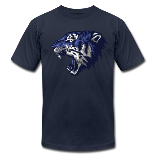 Blue Jungle Cat T-Shirt - navy