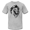 Lion Shadow T-Shirt - heather gray