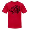 Tribal Maori Jungle Cat T-Shirt - red