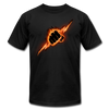 Hand Hold Lightning Bolt T-Shirt - black