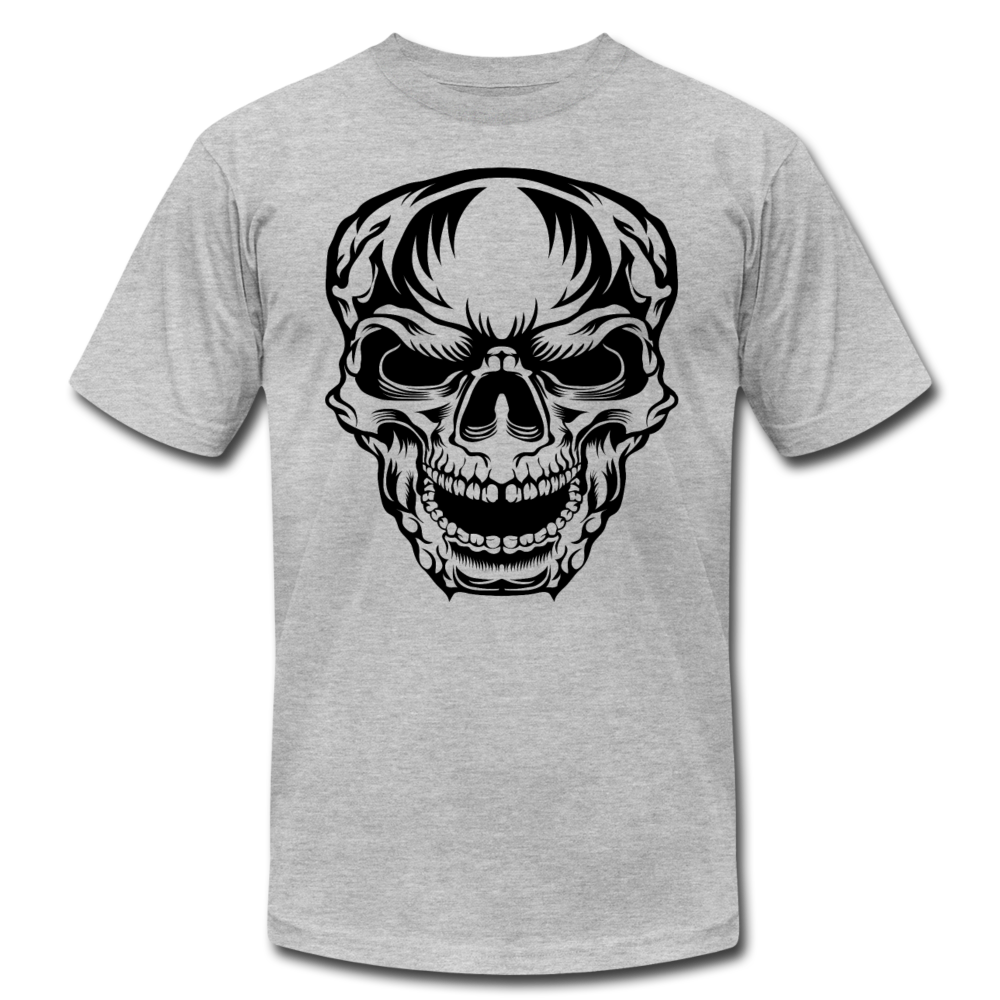 Skull T-Shirt - heather gray