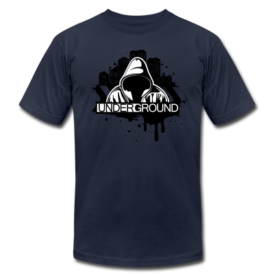 Abstract Underground T-Shirt - navy