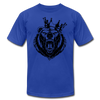 Growling Bear Crown T-Shirt - royal blue