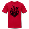 Growling Bear Crown T-Shirt - red