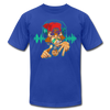Monkey DJ T-Shirt - royal blue
