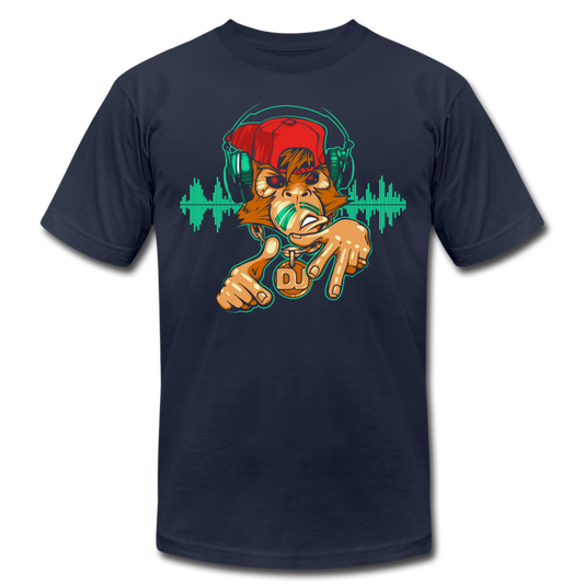 Monkey DJ T-Shirt - navy
