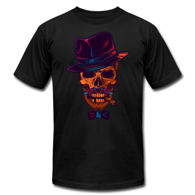 Skull Fedora T-Shirt - black