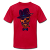 Skull Fedora T-Shirt - red