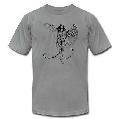 Devil Angel Girl T-Shirt - slate