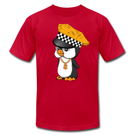Penguin Taxi T-Shirt - red