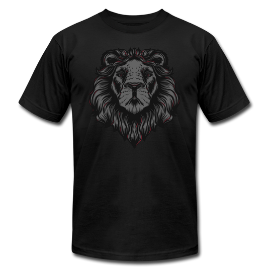 Grey Lion T-Shirt - black