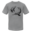 Tribal Maori Dolphins T-Shirt - slate