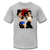 Cartoon Girls with Guns T-Shirt - heather gray