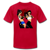 Cartoon Girls with Guns T-Shirt - red