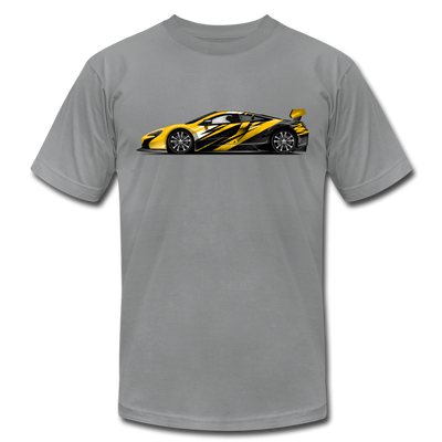 Black & Yellow Sports Car T-Shirt - slate