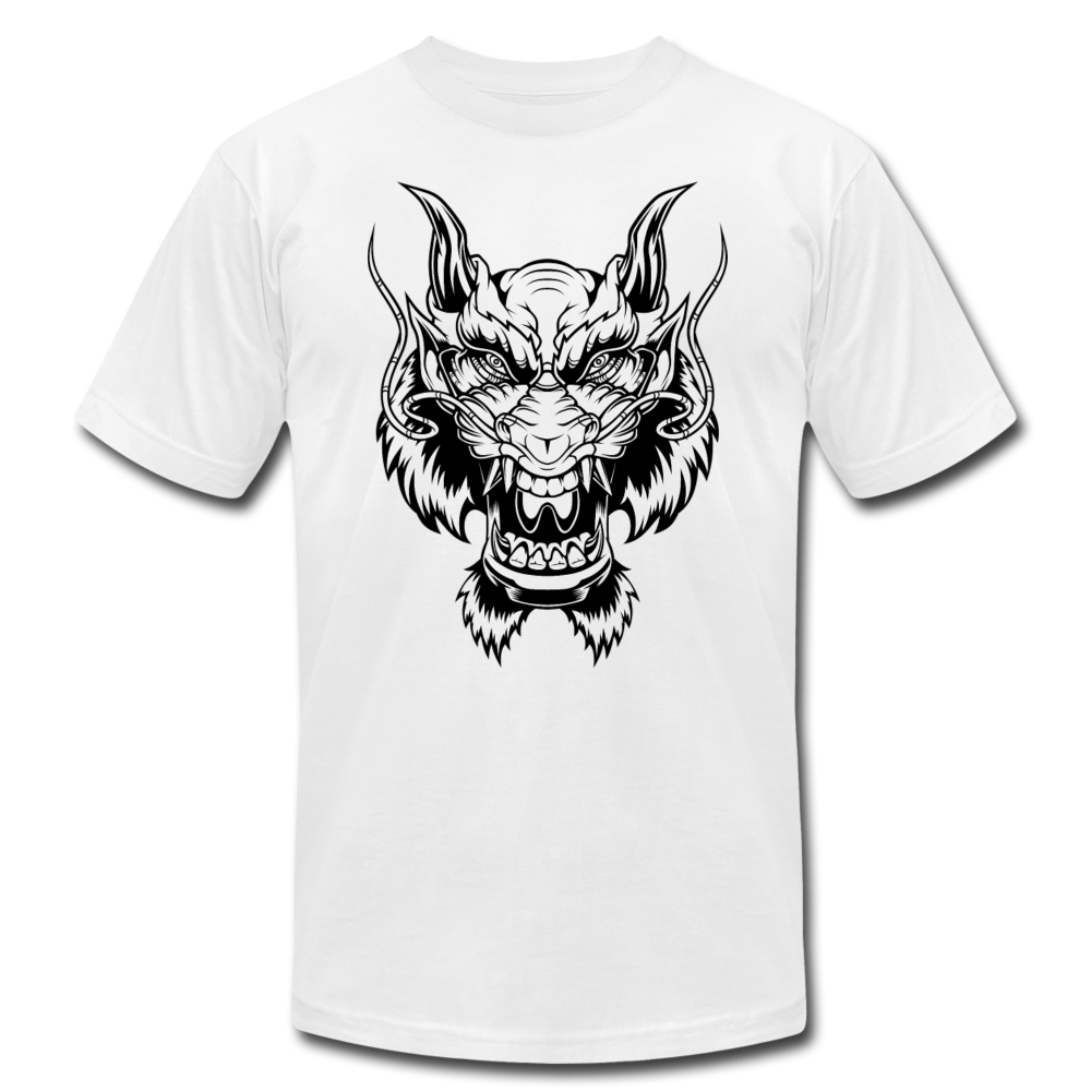Black & White Dragon T-Shirt - white