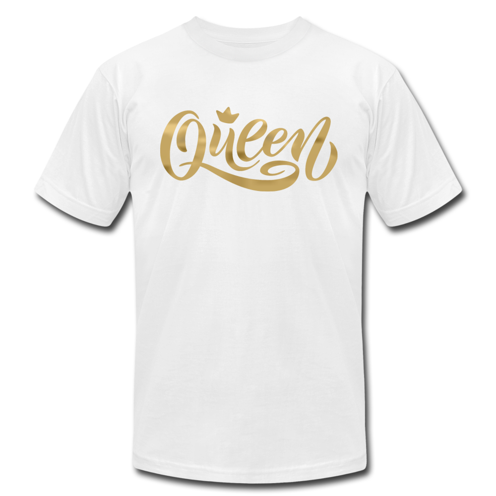 Gold Queen T-Shirt - white