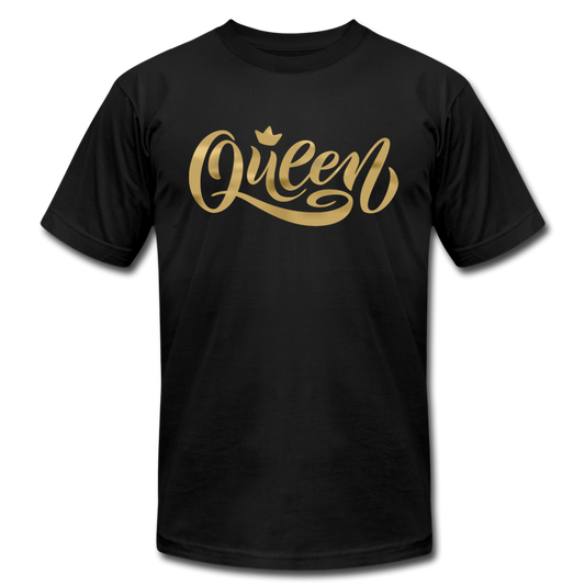 Gold Queen T-Shirt - black