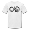 Tribal Maori Infinity Dragon T-Shirt - white