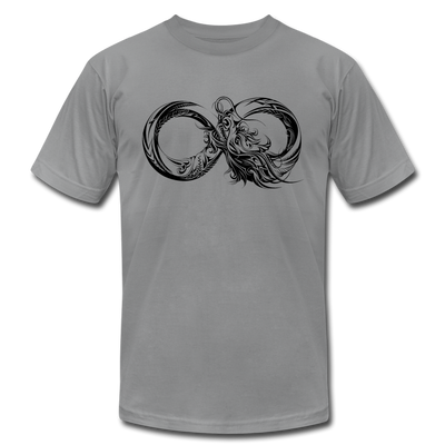 Tribal Maori Infinity Dragon T-Shirt - slate