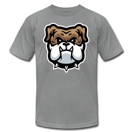 Bulldog Cartoon T-Shirt - slate