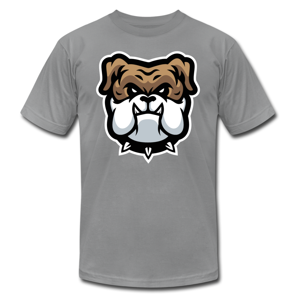 Bulldog Cartoon T-Shirt - slate