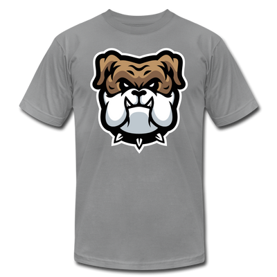 Bulldog Cartoon T-Shirt - slate