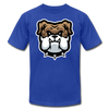 Bulldog Cartoon T-Shirt - royal blue