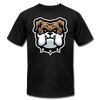 Bulldog Cartoon T-Shirt - black