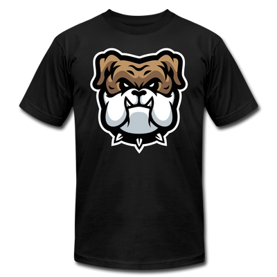 Bulldog Cartoon T-Shirt - black