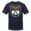 Bulldog Cartoon T-Shirt - navy